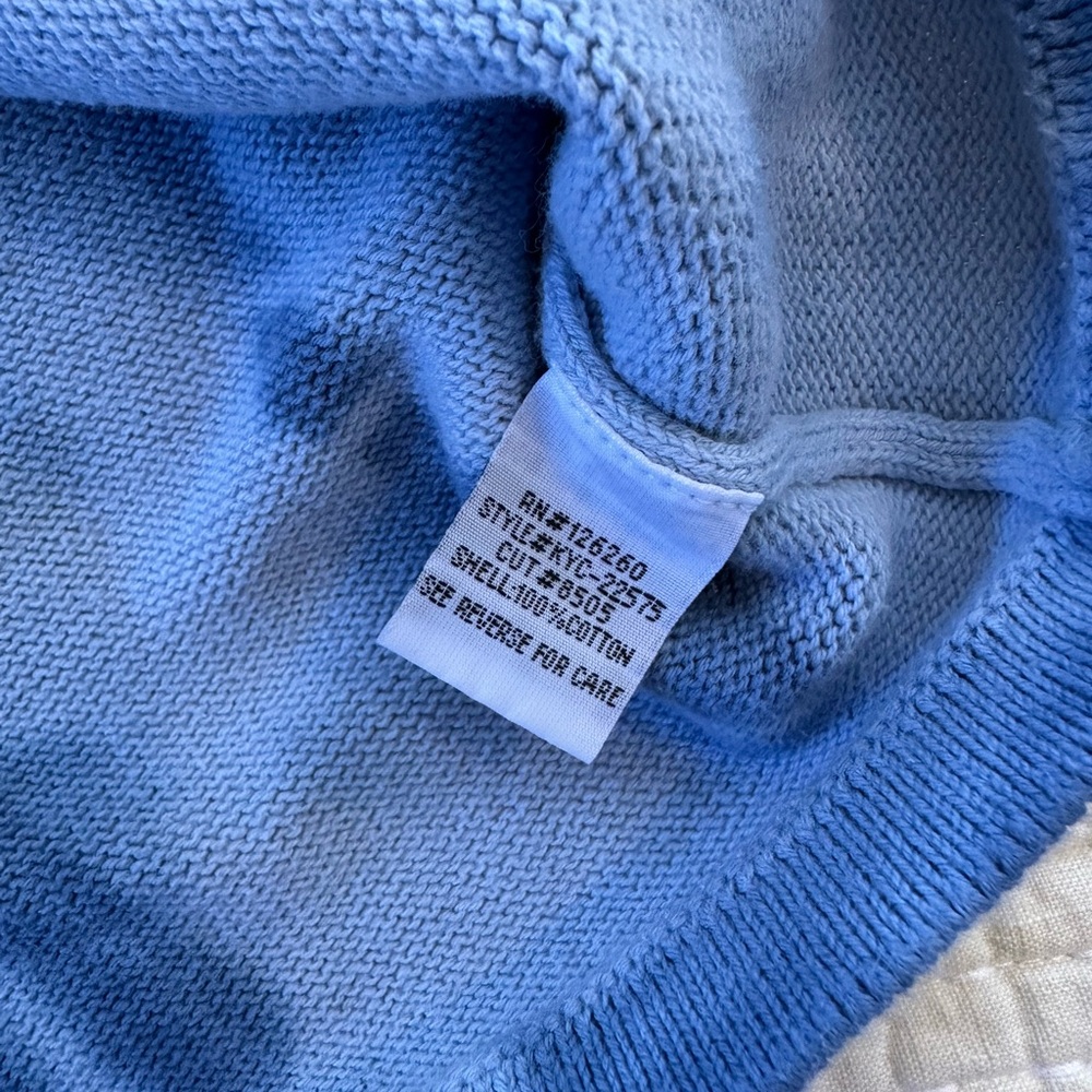 Blue Velvet Heart 💙 Tie-Dye Sweater Medium - Picture 3 of 5